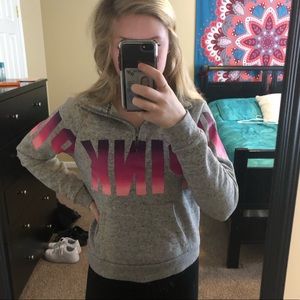 Victoria’s Secret PINK Quarter Zip Sweatshirt